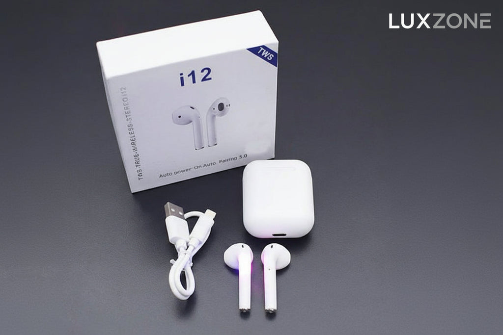 Audífonos Inalámbricos i12 TWS: Libertad y Estilo Minimalista