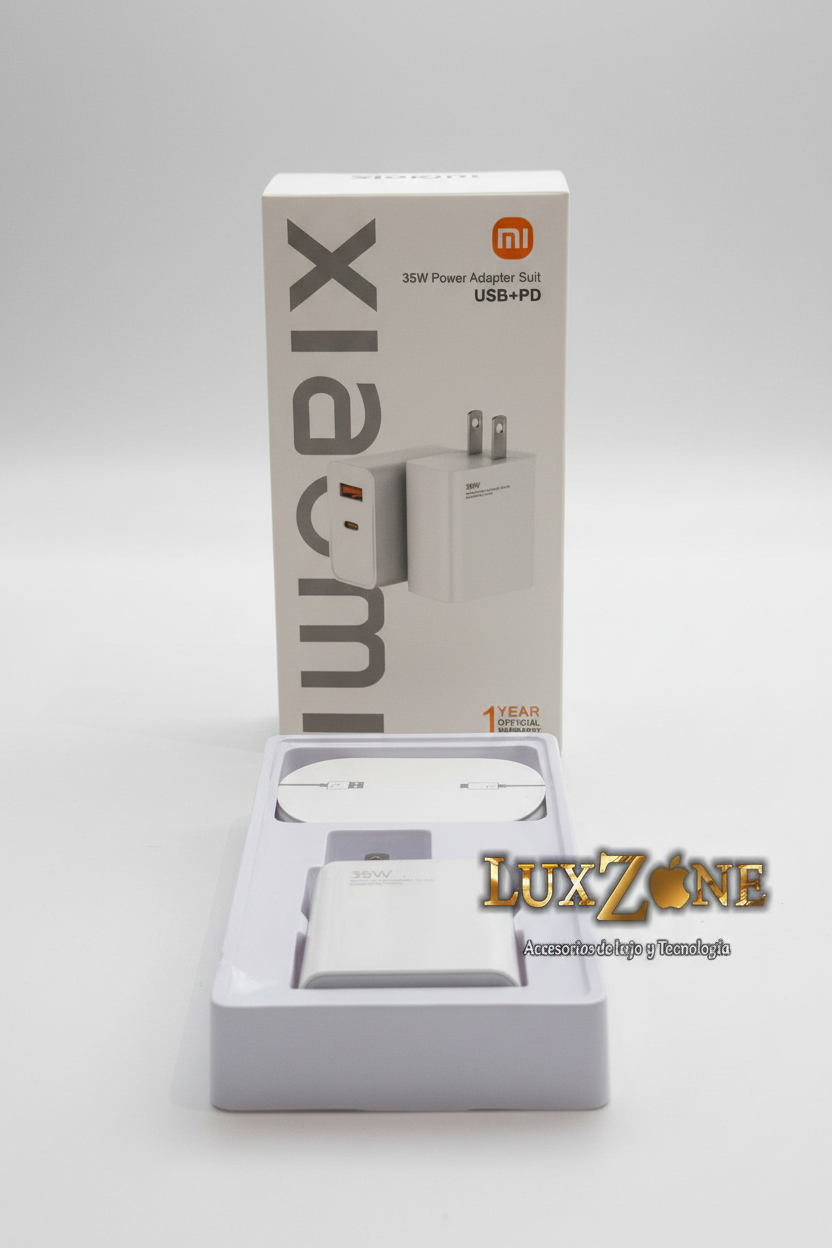 Cargador Xiaomi 35w Original + Cable.