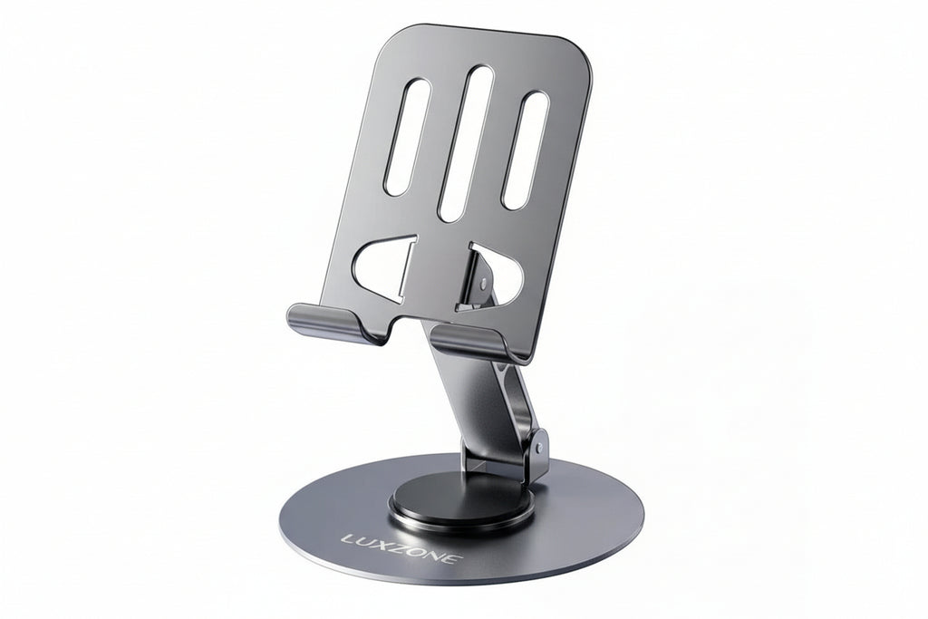 Soporte de Escritorio iGoma: Rotación 360°, Plegable y Ergonómico