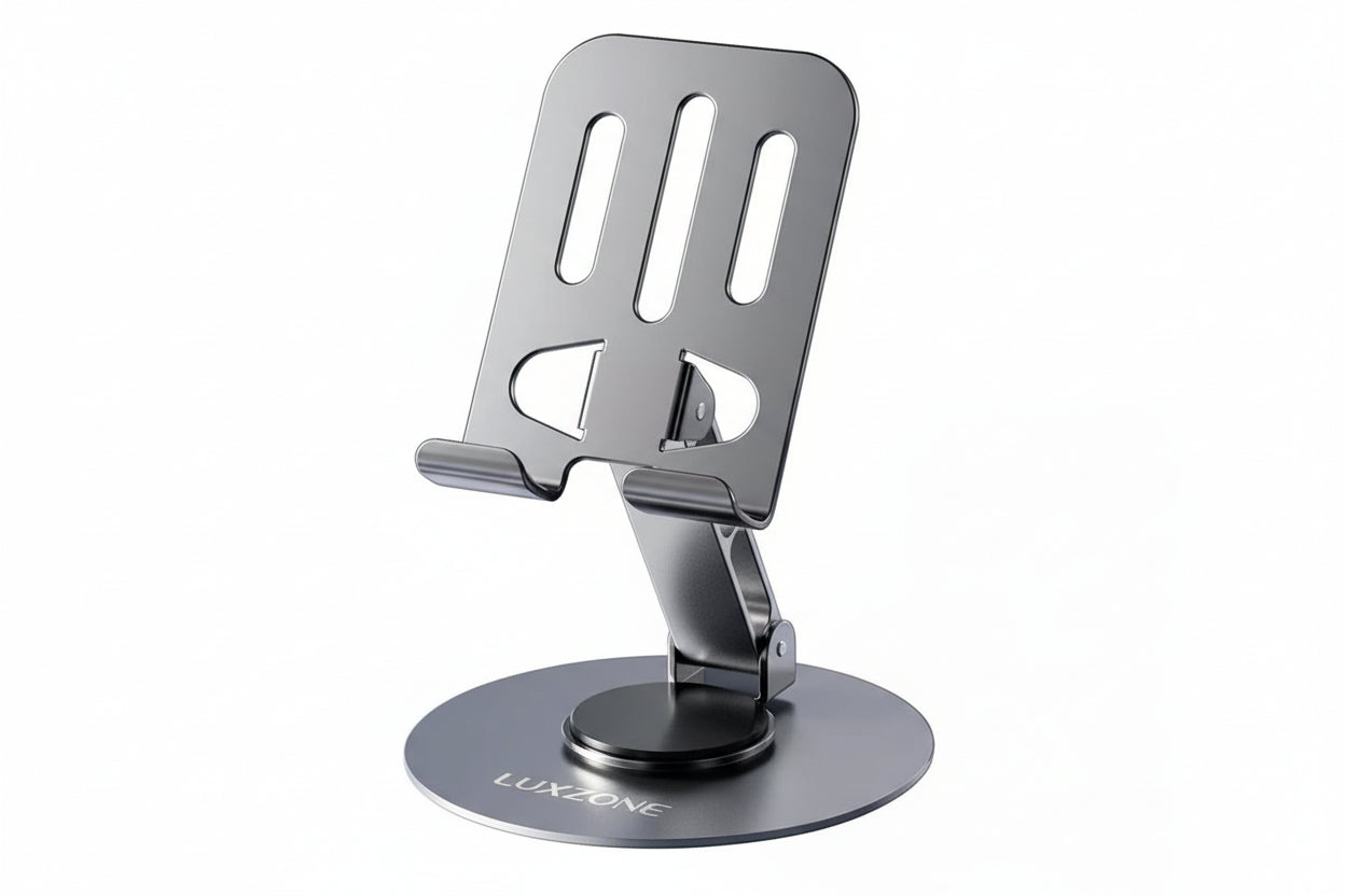 Soporte de Escritorio iGoma: Rotación 360°, Plegable y Ergonómico