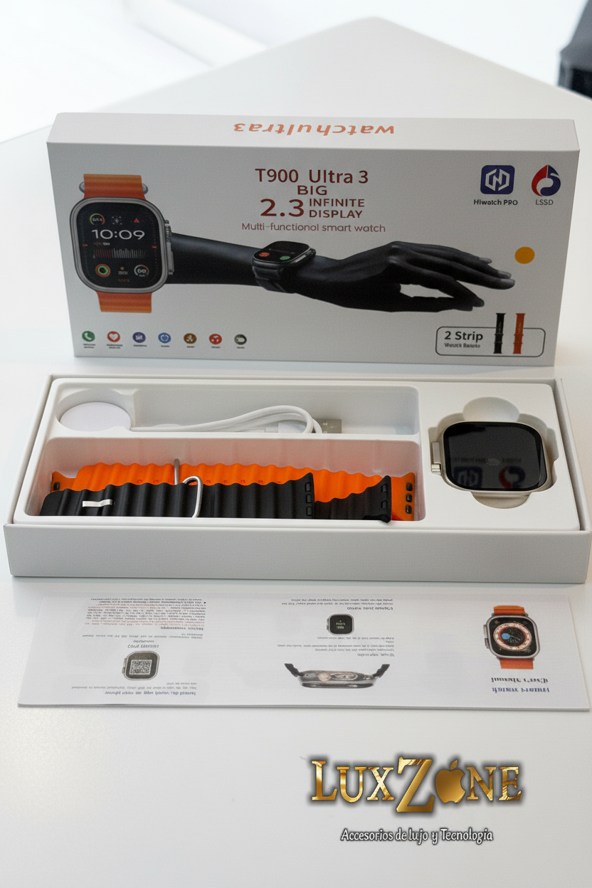 Smartwatch T900 Ultra 3 Doble Pulso