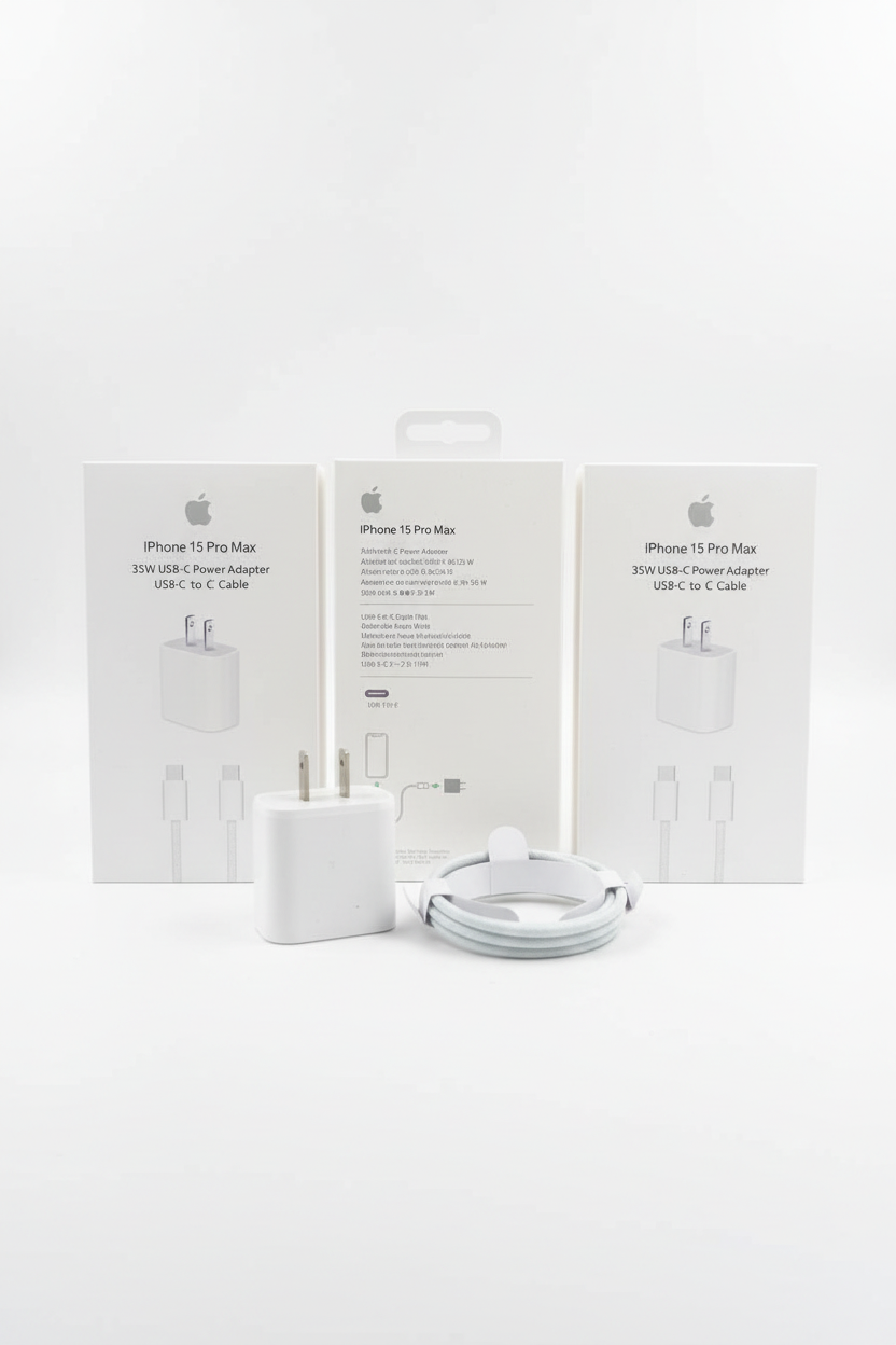 Cargador Completo Iphone 15 Pro Max 35w Usb - Tipo C