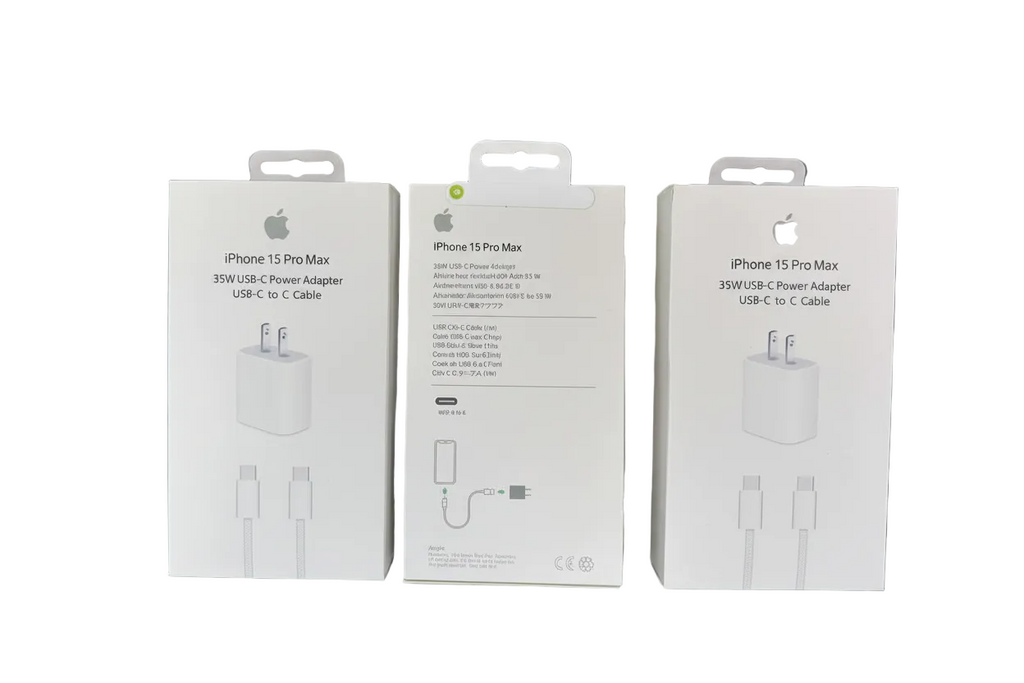 Cargador Completo Iphone 15 Pro Max 35w Usb - Tipo C