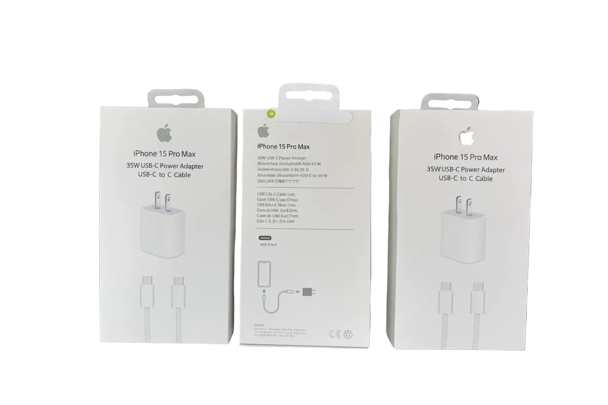 Cargador Completo Iphone 15 Pro Max 35w Usb - Tipo C