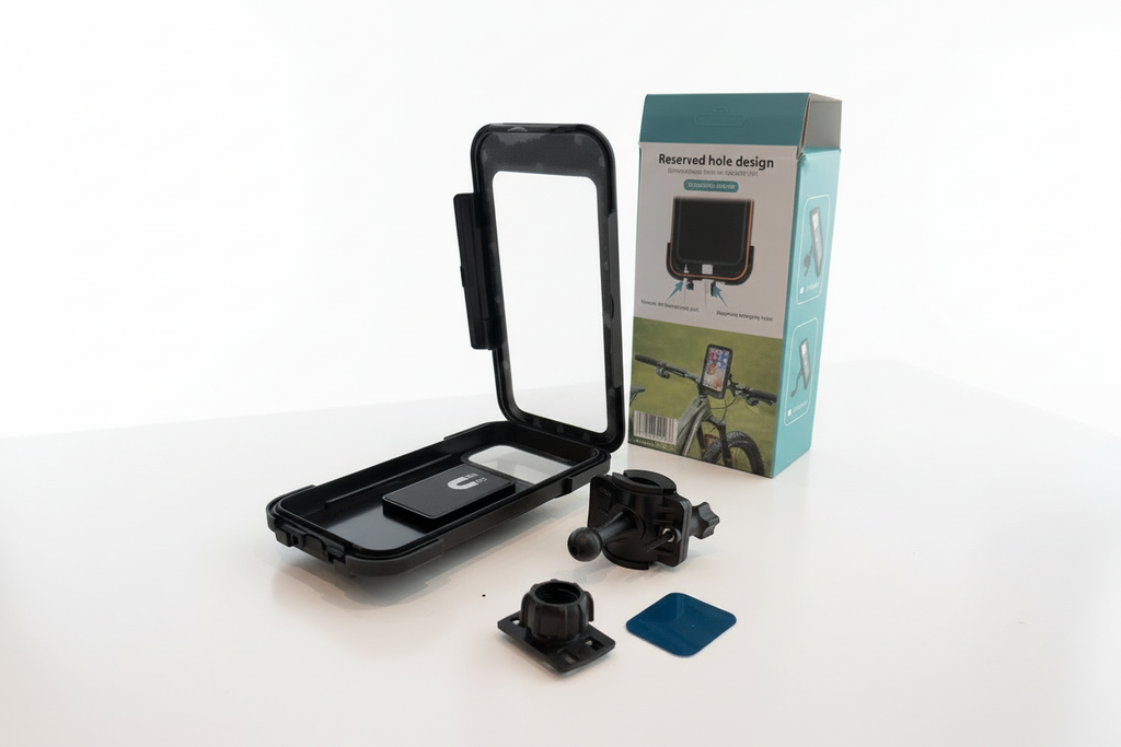 Soporte Impermeable Magnético para Celular - Moto y Bicicleta (Protección 360°).