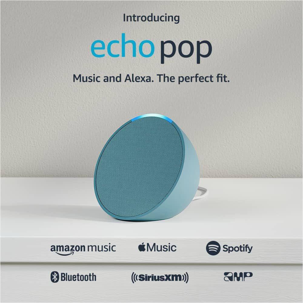 🔊 Echo Pop – Bocina Inteligente Compacta con Alexa
