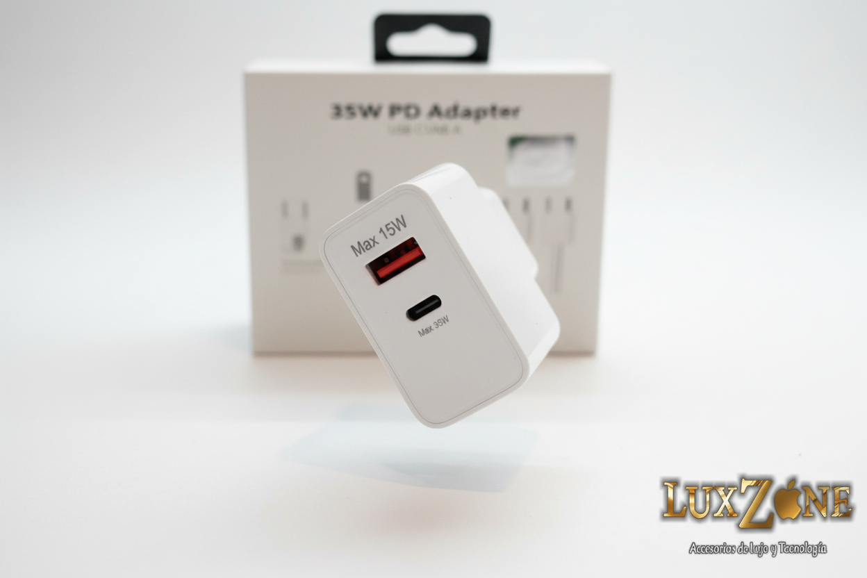 Cargador Samsung 35W  Doble Puerto certificado