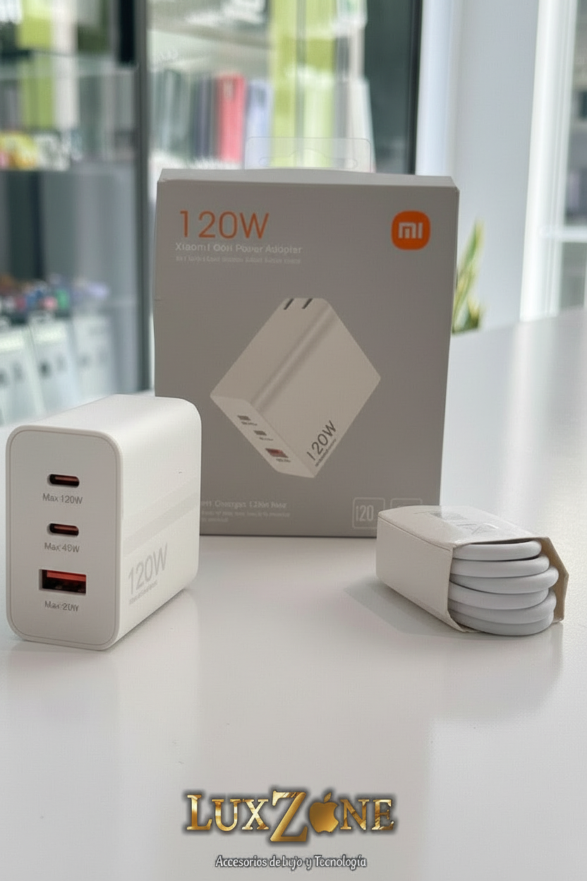 Cargador Xiaomi 120W Calidad 1.1  + Cable Incluido.