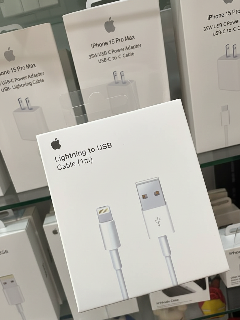 Cable Lightning a USB (1m) - Conexión y Carga Confiable