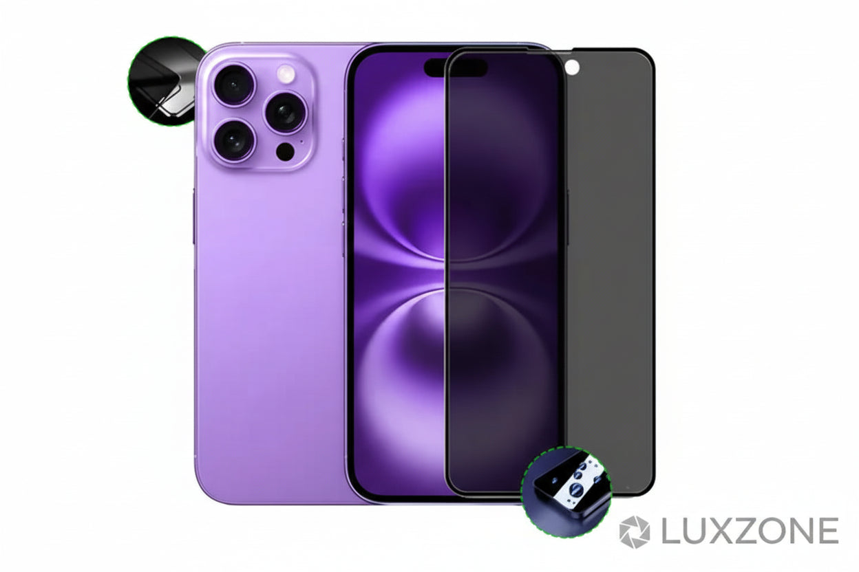 Protector de Pantalla de Vidrio Templado Premium: Transparente, Antiespía y Matte