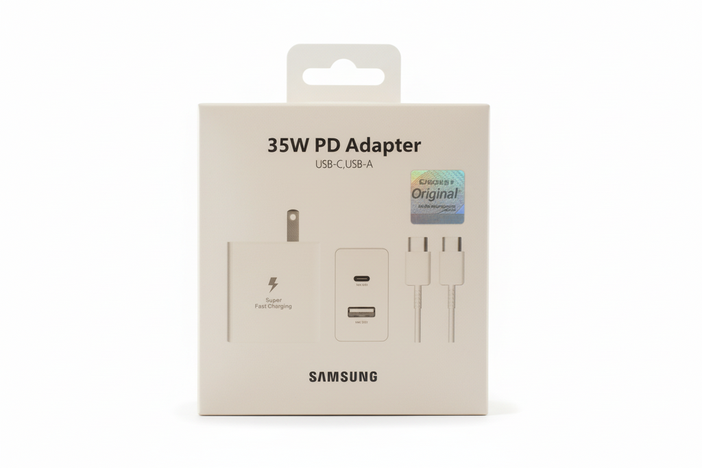 Cargador Samsung 35W  Doble Puerto certificado