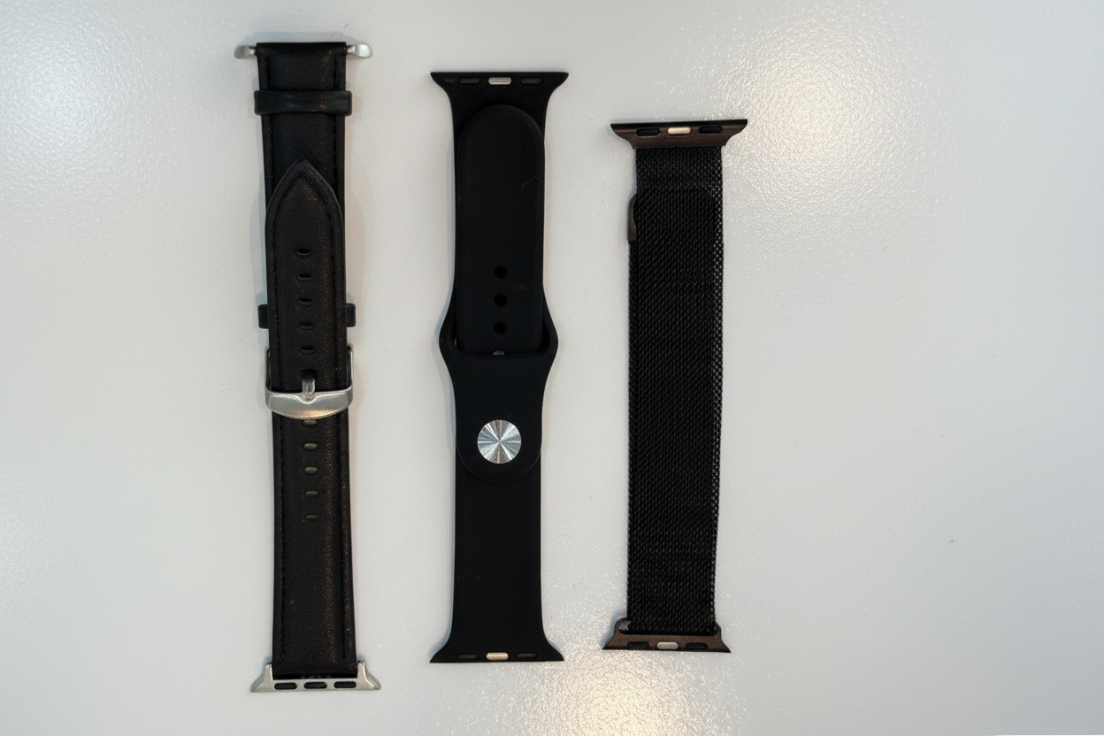 Smartwatch G-Igoma  Gs9 Versátil con Correas de Cuero, Silicona y Nylon