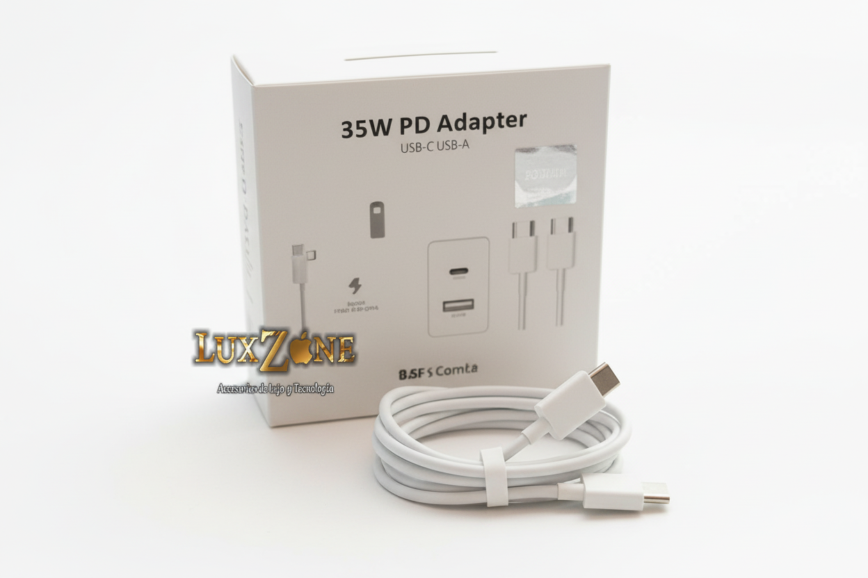 Cargador Samsung 35W  Doble Puerto certificado