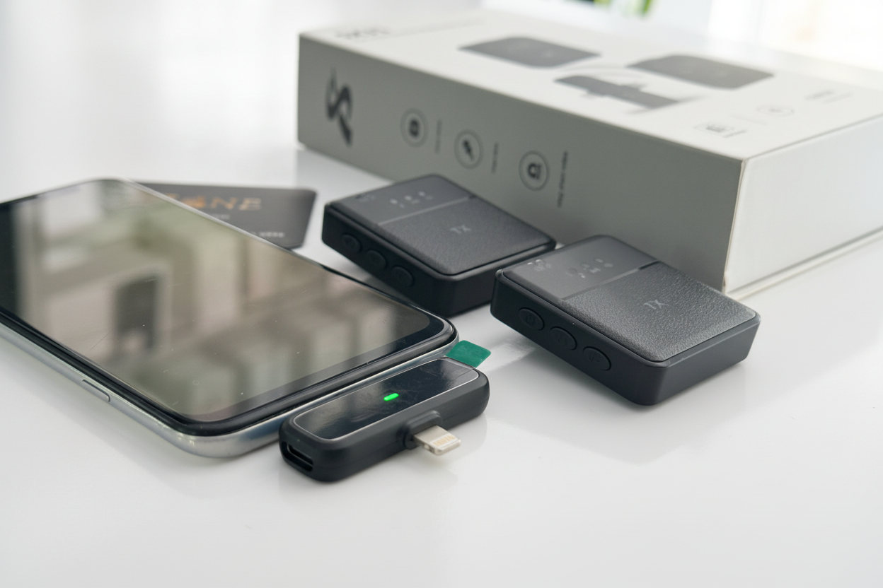 Micrófono Inalámbrico SX31 3 en 1 para iPhone, Android y Cámara – Audio Profesional
