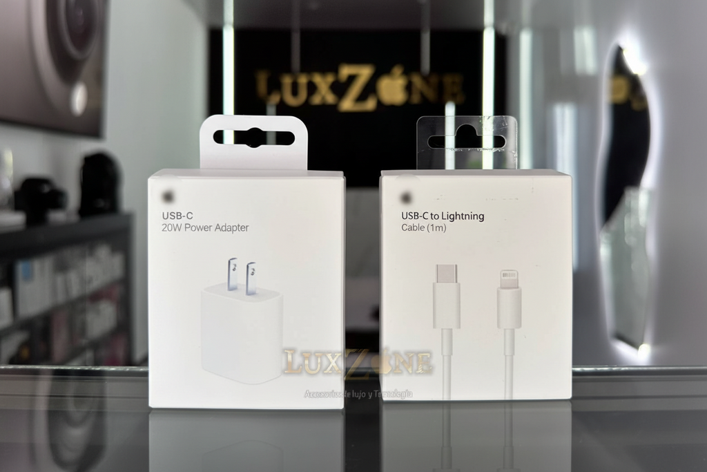 Cargador para iPhone 20W carga rápida - certificado