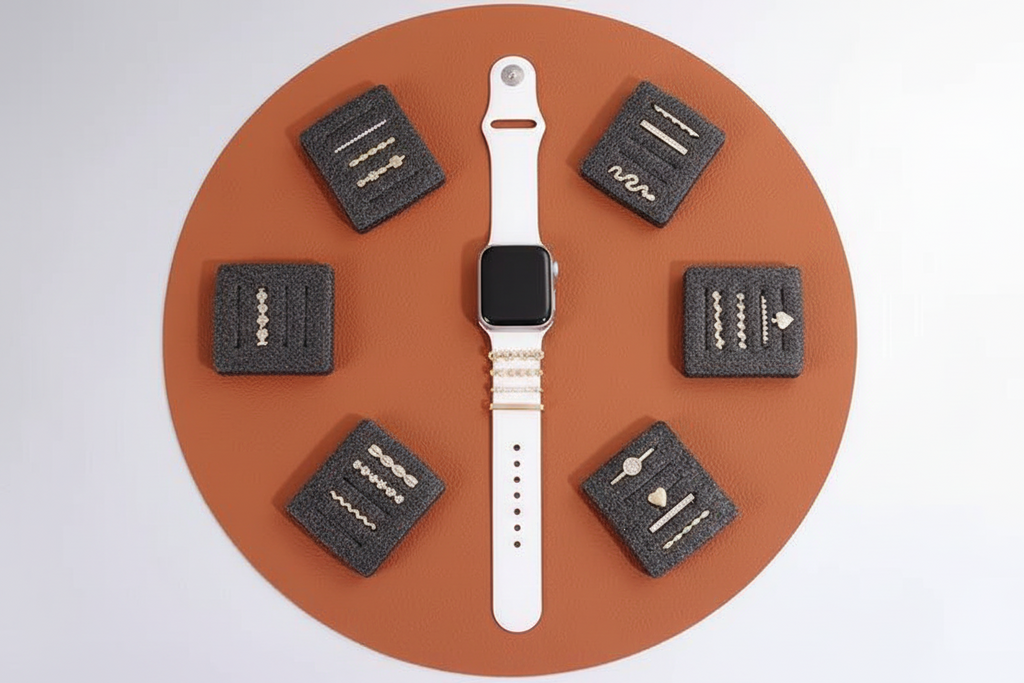Charms Decorativos para Apple Watch – Dale un Toque de Lujo a tu Correa