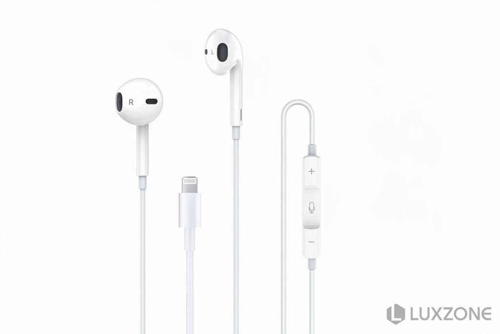 Audífonos -original- con Conector Lightning – Sonido Nítido y Diseño Ergonómico Premium