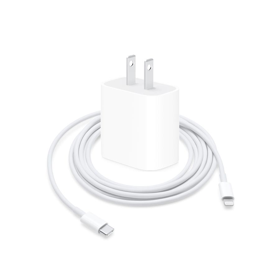 Cargador para iPhone 20W carga rápida - certificado