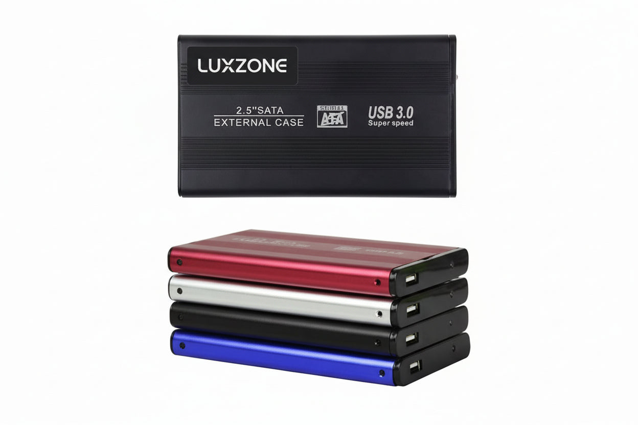 Case Externo 2.5" SATA a USB 3.0: Alta Velocidad y Protección para tu Disco Duro