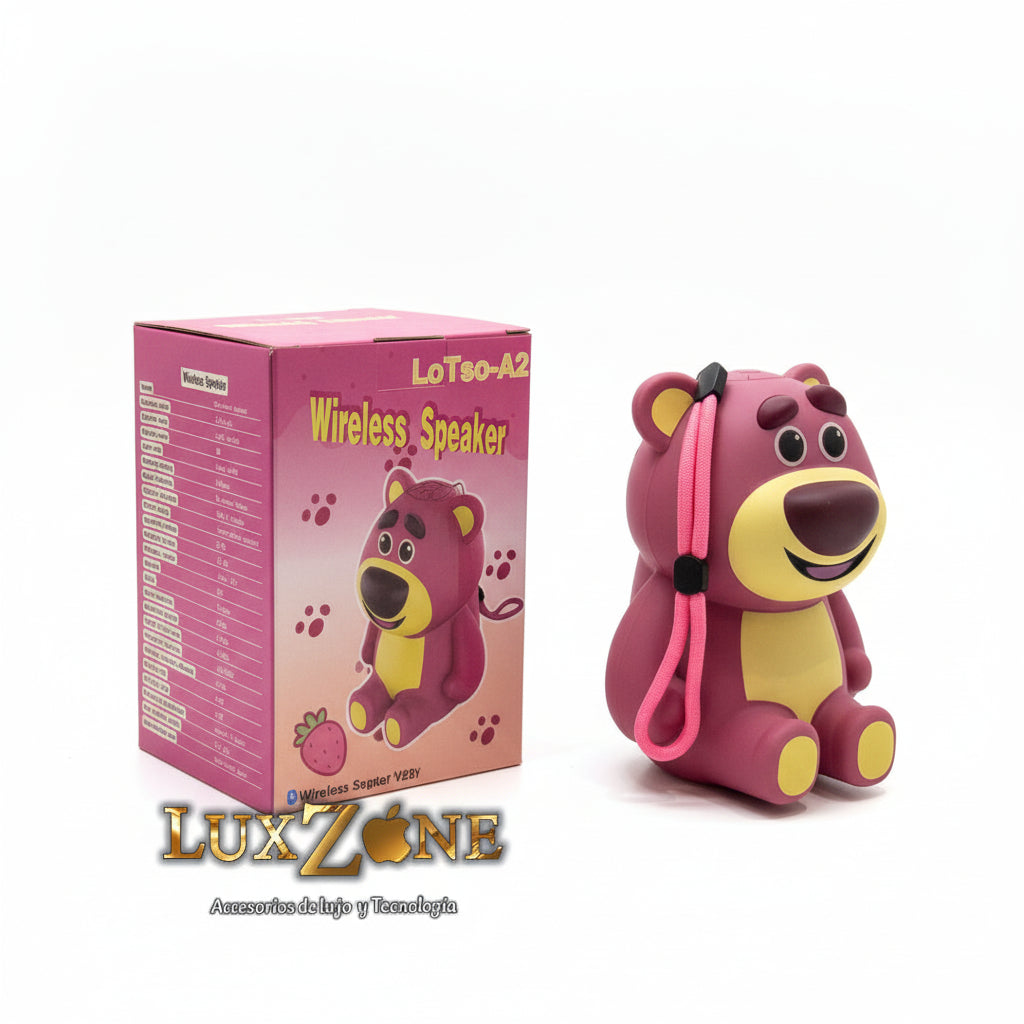 Parlante Bluetooth Lotso-A2: Sonido Envolvente y Diseño Coleccionable