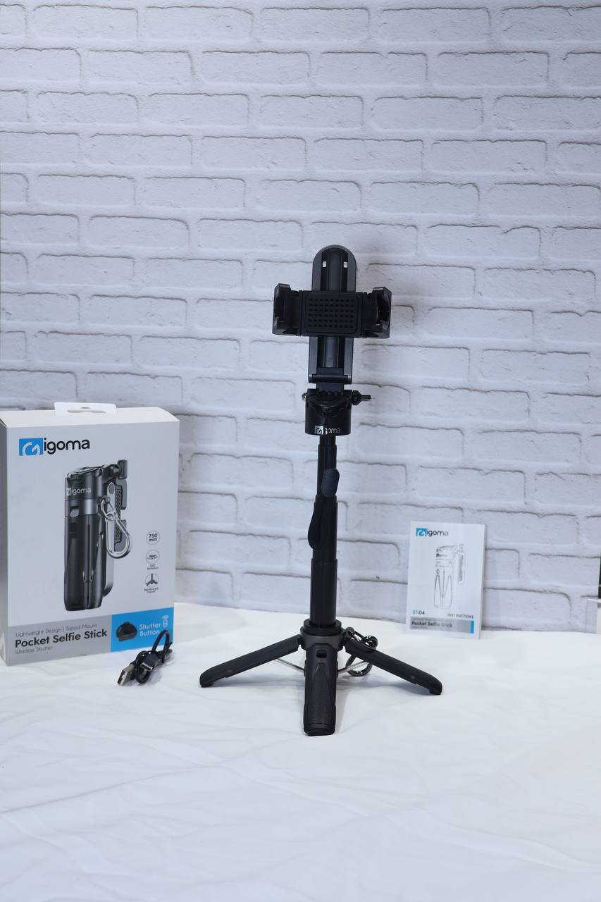 📸 Trípode Selfie Stick Igoma ST-04 con Control Bluetooth
