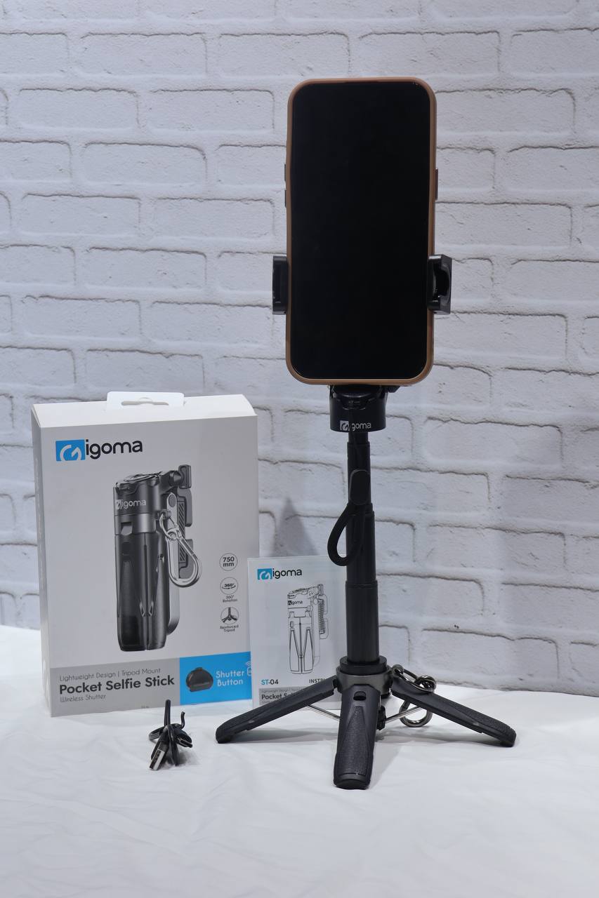 📸 Trípode Selfie Stick Igoma ST-04 con Control Bluetooth