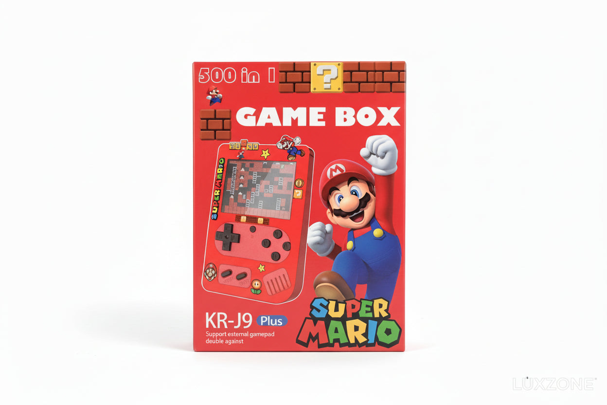 Consola Retro Portátil Game Box KR-J9 Plus | 500 Juegos Clásicos en 1