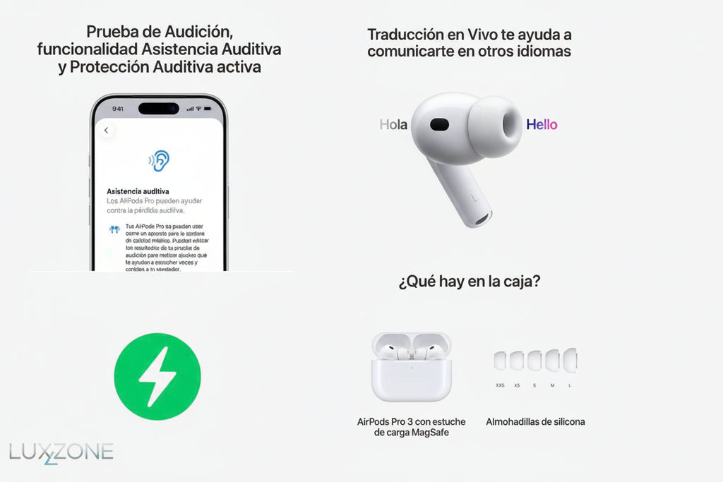 AirPods Pro 3 originales: Innovación en Salud Auditiva y Sonido de Alta Fidelidad