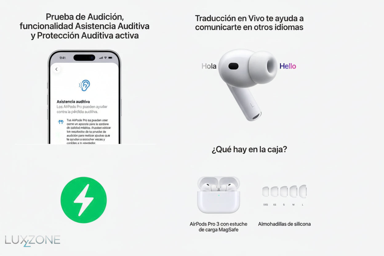 AirPods Pro 3 originales: Innovación en Salud Auditiva y Sonido de Alta Fidelidad