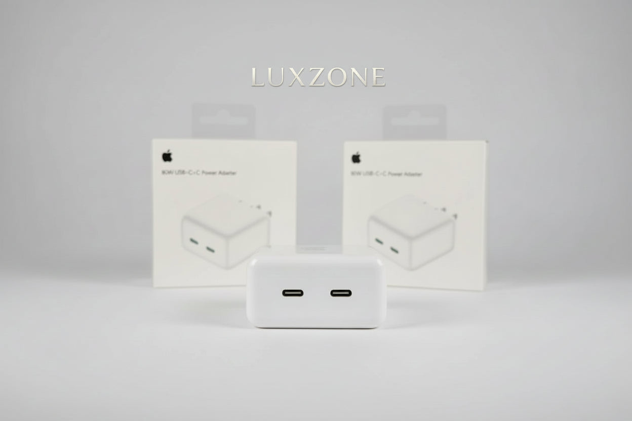 Adaptador Dual USB-C 60W: Carga Ultrarrápida para iPhone y MacBook