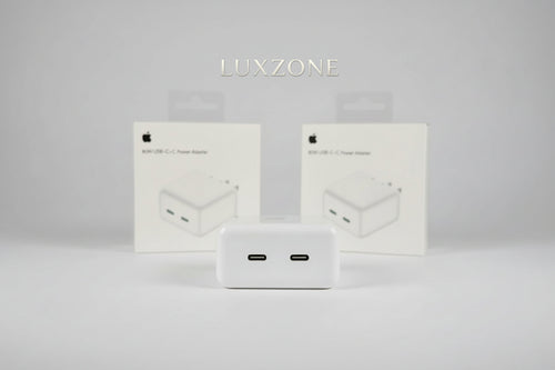 Adaptador Dual USB-C 60W: Carga Ultrarrápida para iPhone y MacBook